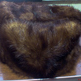Отдается в дар Шапка-ушанка коричневая (обманка), натуральный мех (норка), размер 58