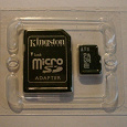 Отдается в дар Карта памяти на 128MB Micro SD и адаптер
