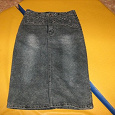 Отдается в дар юбка джинсовая р.42-44