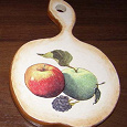 Отдается в дар Доска разделочная в форме яблока