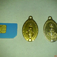 Отдается в дар Католический медальон (медальон Пресвятой Богородицы, медальон Непорочного Зачатия)
