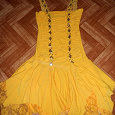 Отдается в дар Платье жёлтое.