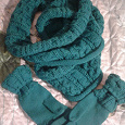 Отдается в дар Комплект шарф+ перчатки