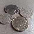 Отдается в дар Монеты Франции, ГДР, Украины и Чехословакии. 1968,1963, 1953 и 1992 года