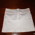 Отдается в дар Белая летняя мини юбка Размер 38 H&M