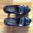 Отдается в дар Туфли черные кожаные размер 33-34