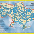 Отдается в дар Карта Украины и Крыма