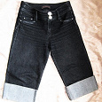 Отдается в дар джинсы-бриджи размер около 44-го