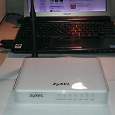 Отдается в дар Wi-Fi роутер ZyXEL.