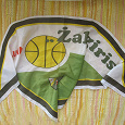 Отдается в дар Советское.Шейный платок с эмблемой баскетбольной команды Жальгирис.