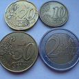 Отдается в дар евроценты