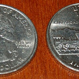 Отдается в дар Монеты с изображениями разных штатов/территорий США