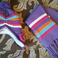 Отдается в дар Шапочка + шарф для девочки.
