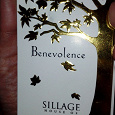 Отдается в дар Benevolence, House of Sillage парфюм миниатюра