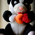 Отдается в дар Мишка-панда Сердцеед