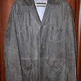 Отдается в дар Куртка-пиджак из нубука, мужская р 52-54