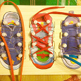 Отдается в дар Учим детей завязывать шнурки