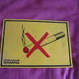 Отдается в дар Табличка «NO smoking»