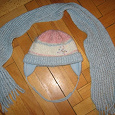 Отдается в дар Детская шапка и шарф