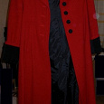 Отдается в дар пальто женское шерстяное ярко-красное 46-48 рост 164