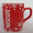 Отдается в дар Кружка Nescafe со снежинками