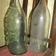 Отдается в дар Старинные стеклянные бутылки