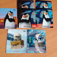 Отдается в дар Карточки пингвины Мадагаскара