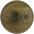 Отдается в дар монета 10 euro cent (2002 )