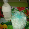 Отдается в дар Молоко(кислое молоко), творог и пол тыквы на кашу