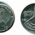 Отдается в дар 1 франк Бельгия 1989-1993