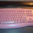 Отдается в дар клавиатура розовая