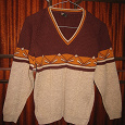 Отдается в дар Теплый элегантный пуловер (унисекс) в отличном состоянии. Размер 40-42.