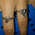 Отдается в дар серебряные кольца-перстни 16 и 17 разм.
