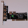 Отдается в дар Плата расширения PCI на 6 USB 2.0