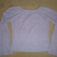 Отдается в дар Нарядная блузка для девочки на 8-10 лет