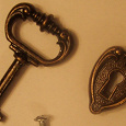 Отдается в дар Ключ + ключевина коричневые