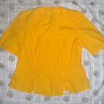Отдается в дар Жёлтая блузка.Подарок двоюродной сестры из Италии