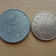 Отдается в дар пара монет Дании
