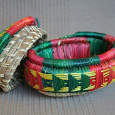 Отдается в дар африканская плетеная соломенная шкатулка