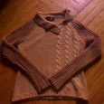 Отдается в дар бежево-коричневый свитер