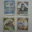 Отдается в дар марки с замками Италии