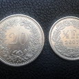 Отдается в дар Монеты Швейцарии.