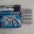 Отдается в дар кассеты бритвенные Gillette Sensor Excel 5 шт.