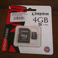 Отдается в дар карта памяти Micro SD 4Gb
