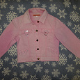 Отдается в дар Джинсовая курточка розового цвета, размер М