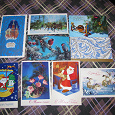 Отдается в дар открытки советские новогодние