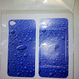 Отдается в дар Наклейка синяя на телефон iPhone