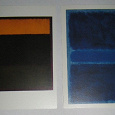 Отдается в дар Две открытки с репродукциями картин Марка Ротко (Почтовые открытки, часть 2)