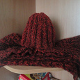 Отдается в дар Комплект женские шапка и шарф