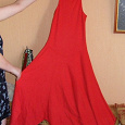 Отдается в дар Платье красное-прекрасное, 42-44 р.